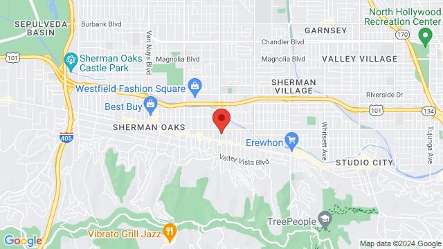 Map of the area around 4346 Woodman Ave, Sherman Oaks, CA 91423, United States