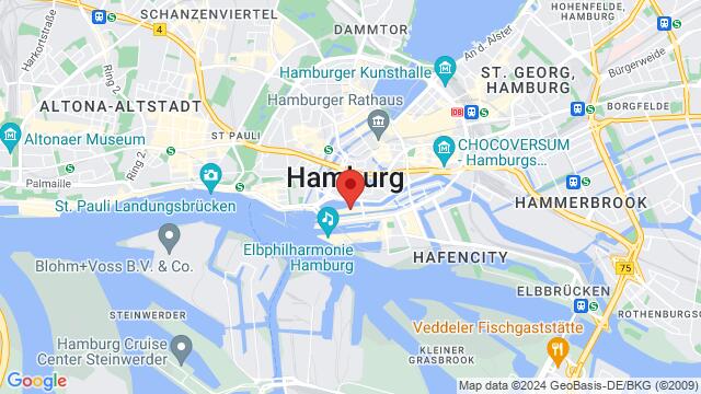 Karte der Umgebung von Kehrwieder 5, 20457 Hamburg, Deutschland,Hamburg, Germany, Hamburg, HH, DE