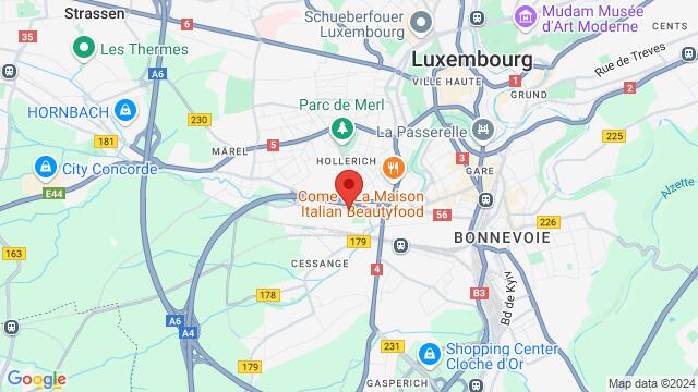 Map of the area around 41, rue de bouillon, luxembourg,