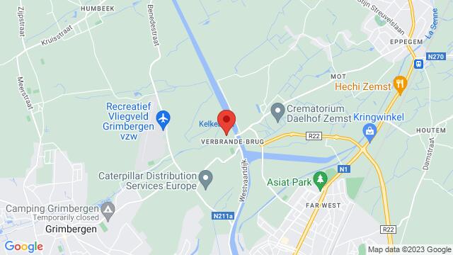 Map of the area around Parochiaal Centrum Heienbeekstraat 30 1850 Grimbergen