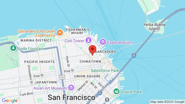 Map of the area around 850 Montgomery St, San Francisco, CA 94133-5115, United States,San Francisco, California, San Francisco, CA, US