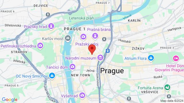 Map of the area around Václavské náměstí 793/36, 110 00 Praha, Česko,Prague, Czech Republic, Prague, PR, CZ