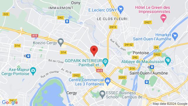 Karte der Umgebung von 9 Chaussée Jules César 95520 Osny