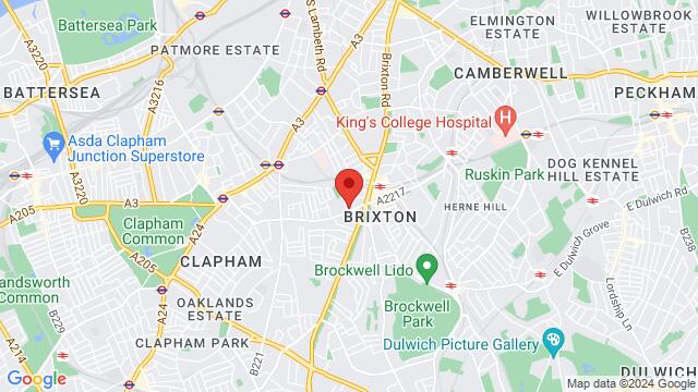 Map of the area around BARRIO – BRIXTON, 30 Acre Lane, London, London, SW2 5SG, United Kingdom