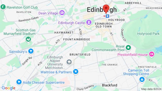 Map of the area around 16 George Street,Edinburgh, United Kingdom, Edinburgh, SC, GB