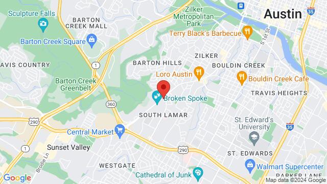 Carte des environs Baker Street Pub & Grill – South Austin, 3003 S Lamar Blvd, Austin, TX, 78704, United States