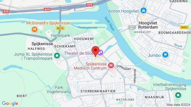 Map of the area around Havenplein 27 Spijkenisse