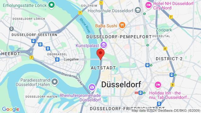 Map of the area around Tonhallenufer Düsseldorf, Dusseldorf, Germany, Dusseldorf, NW, DE