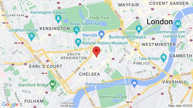 Mapa de la zona alrededor de Marlborough School, Draycott Ave Chelsea, London, SW3 3AP, London, SW3 3AP, United Kingdom