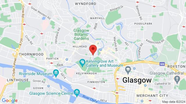 Carte des environs 11 University Avenue, Glasgow, G12 8, United Kingdom,Glasgow, United Kingdom, Glasgow, SC, GB