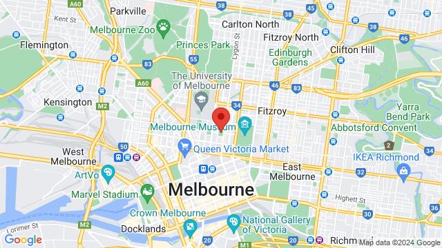 Map of the area around 153-159 Lygon St, Carlton VIC 3053, Australia,Melbourne, Victoria, Australia, Melbourne, VI, AU