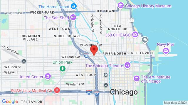 Map of the area around 730 West Grand Ave,Chicago,IL,United States, Chicago, IL, US