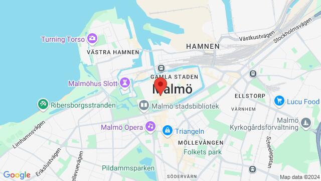 Map of the area around Per Weijersgatan 6,Malmö, Sweden, Malmö, SN, SE