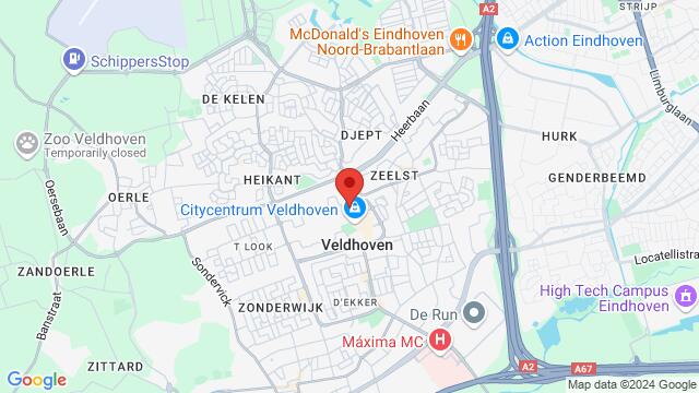 Map of the area around De Schalm - Veldhoven (NL).