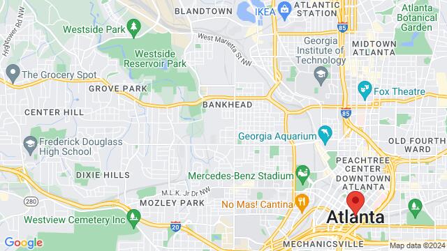 Map of the area around 660 Peachtree Street NE,Atlanta,GA,United States, Atlanta, GA, US