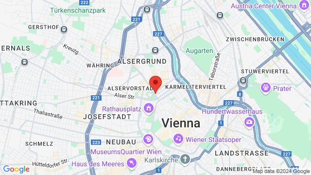 Map of the area around 6-8 Währinger Straße, Wien, Wien, AT