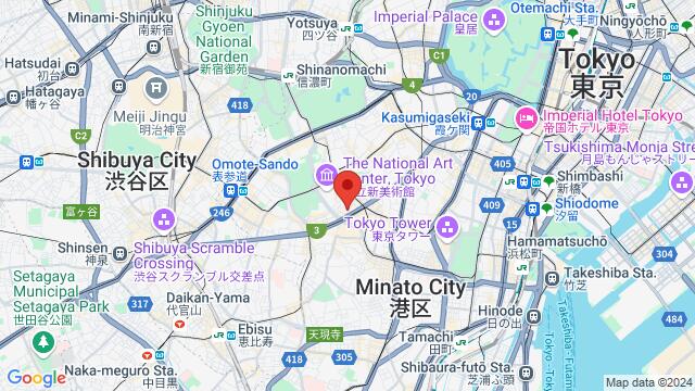 Map of the area around 東京都港区六本木７丁目１７−１２,Minato, Minato, TY, JP