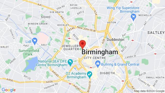 Map of the area around 5 St Paul's Square, Birmingham, B3 1, United Kingdom,Birmingham, United Kingdom, Birmingham, EN, GB