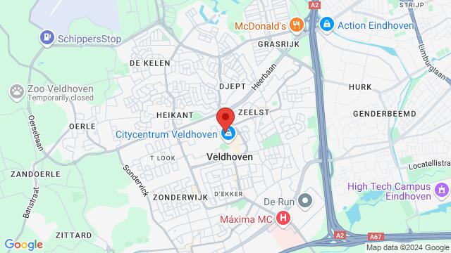 Map of the area around Meiveld 3, Veldhoven