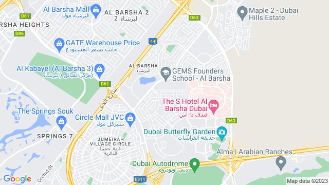 Map of the area around Dubai, Dubai, Dubai