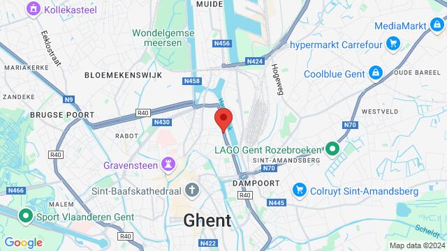 Map of the area around Stapelplein 41, 9000, Ghent, , Belgique