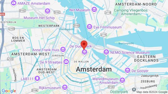 Map of the area around Damrak 16, 1012 Amsterdam, Nederland,Amsterdam, Netherlands, Amsterdam, NH, NL