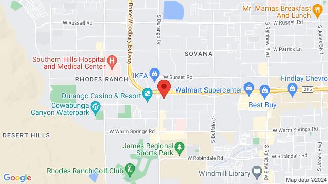 Map of the area around 8533 Rozita Lee Ave, #110 Las Vegas, NV 89113, Las Vegas, NV, US