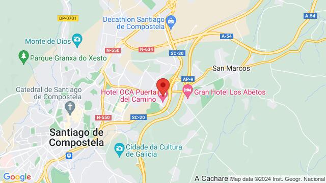 Map of the area around C/ Miguel Ferro Caaveiro,s/n, Santiago de Compostela, Coruña, A, España