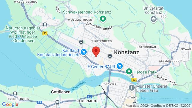 Map of the area around Forrówelt Reisstraße 3, 78467, Fürstenberg, Konstanz