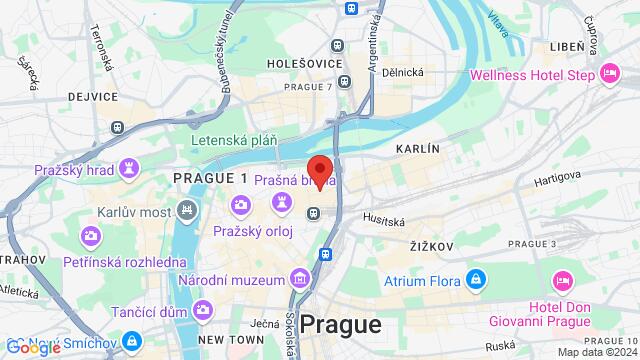 Mapa de la zona alrededor de Na Poříčí 1067/25, 110 00 Praha, Česko,Prague, Czech Republic, Prague, PR, CZ