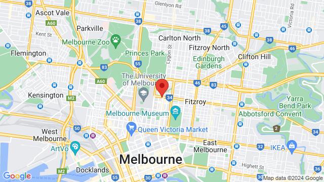 Map of the area around 337 Lygon St, Carlton VIC 3053, Australia,Melbourne, Victoria, Australia, Melbourne, VI, AU