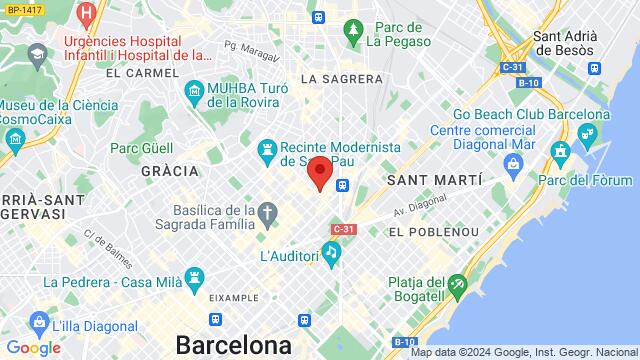 Karte der Umgebung von Carrer Bassols, 4, Barcelona, Barcelona