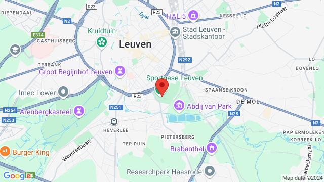 Mapa de la zona alrededor de Philipssite 6, 3001 Leuven, België,Leuven, Belgium, Leuven, BU, BE