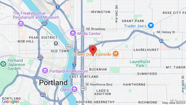 Map of the area around Norse Hall, 111 NE 11th Ave, Portland, OR, 97232, United States