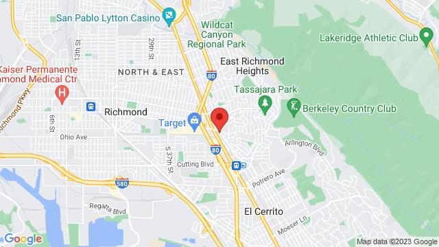 Karte der Umgebung von 12012 San Pablo Avenue, Richmond, CA 94805