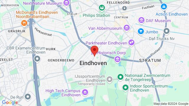 Map of the area around Zalencentrum - Eindhoven (NL)