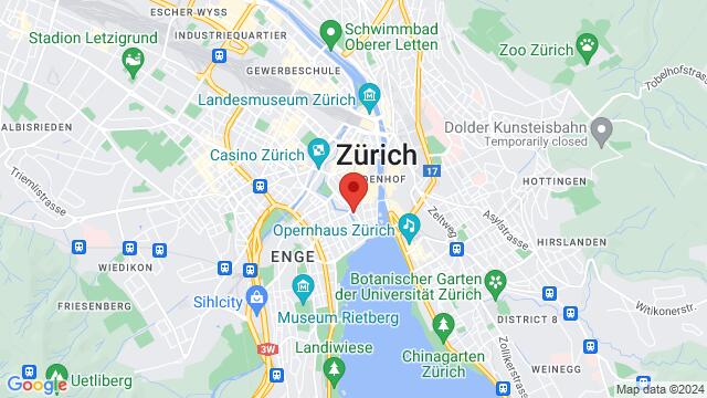 Map of the area around Talstrasse 25, 8001 Zürich, Schweiz,Zürich, Switzerland, Zurich, ZH, CH