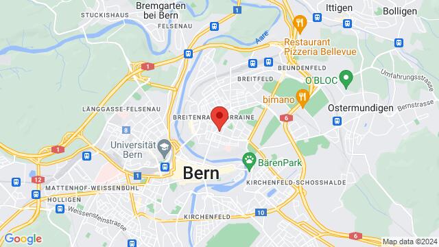 Map of the area around Alte Feuerwehr Viktoria, Gotthelfstrasse 29, 3013 Bern