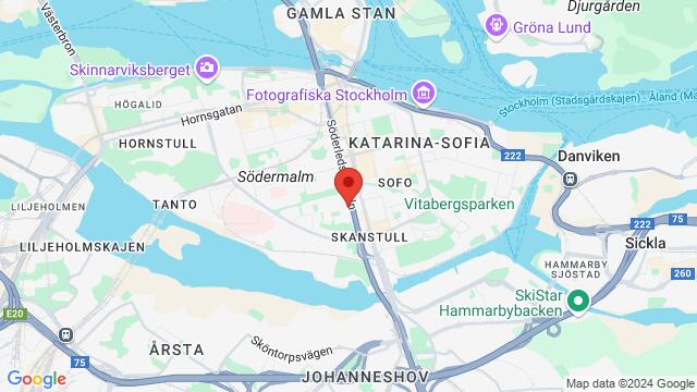 Map of the area around Tjurbergsgatan 27A,Stockholm, Sweden, Stockholm, ST, SE