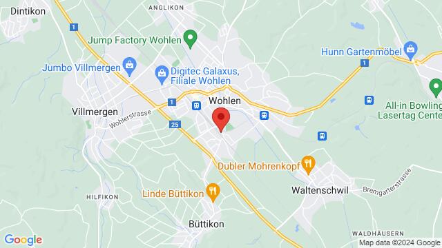 Mapa de la zona alrededor de Gewerbering 25, 5610 Wohlen AG