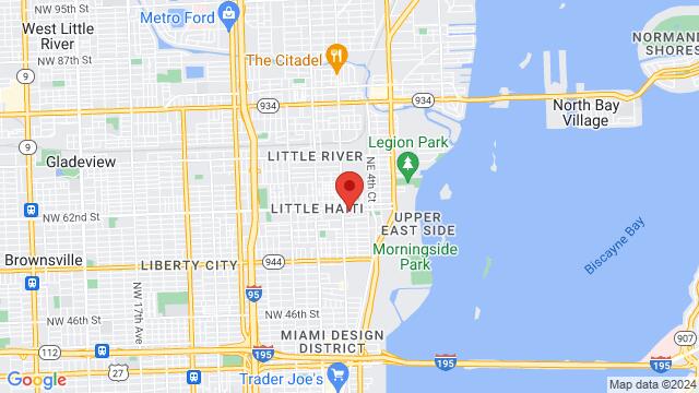 Map of the area around 250 Northeast 61st Street, Miami, FL, US