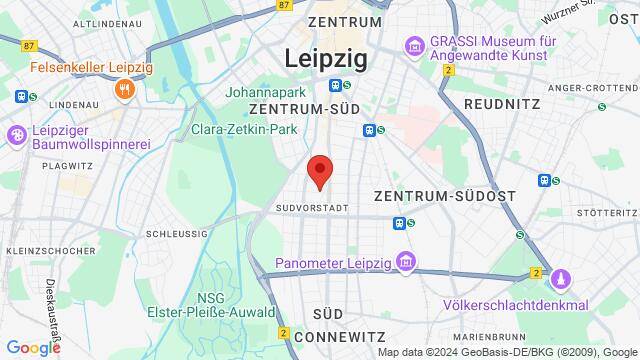 Map of the area around Arndtstraße 33, 04275 Leipzig, Deutschland,Leipzig, Germany, Leipzig, SN, DE