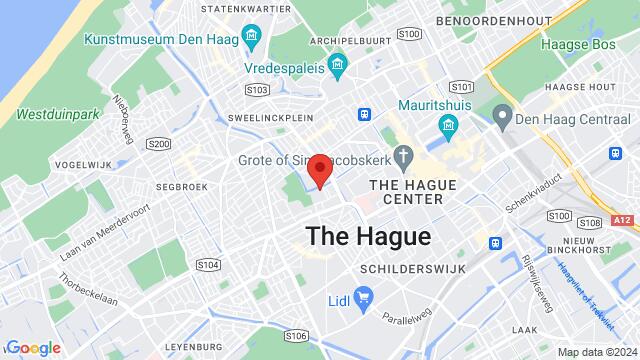 Map of the area around Esperantoplein 20,The Hague, Netherlands, The Hague, ZH, NL