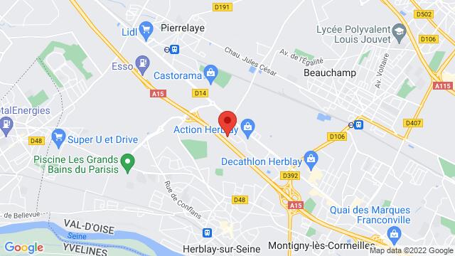 Karte der Umgebung von 19 Rue Lavoisier 95220 Herblay-sur-Seine