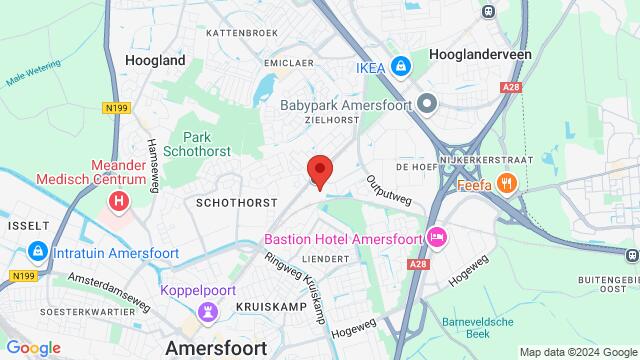 Map of the area around Disketteweg 1, Amersfoort, The Netherlands