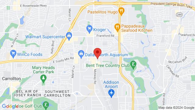 Map of the area around Dallas Can Dance – The Academy, 2650 Midway Rd #130, Carrollton, TX, 75006, United States