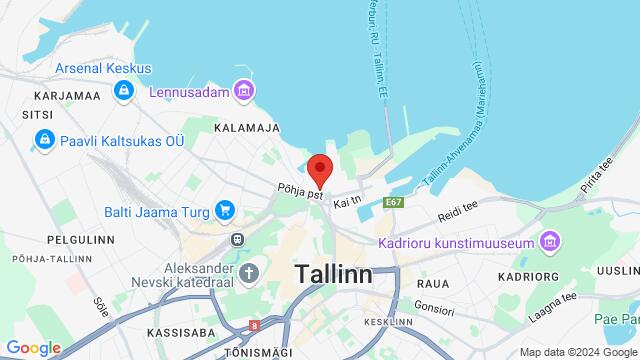 Map of the area around Kursi 3, Tallinn,