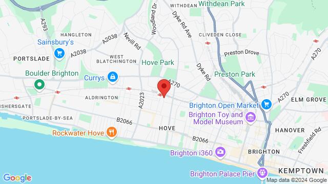 Map of the area around 79 Denmark Villas, Hove, BN3 3TH, United Kingdom,Brighton and Hove, Brighton, EN, GB