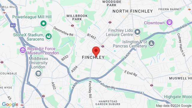 Map of the area around 17 East End Road, London, N3 3LU, United Kingdom,London, United Kingdom, London, EN, GB