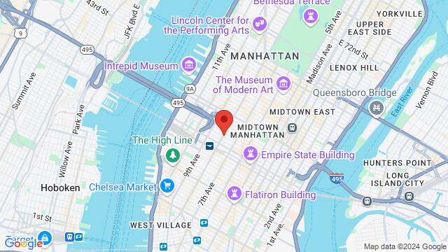 Map of the area around 520 8th Avenue, New York, NY, US